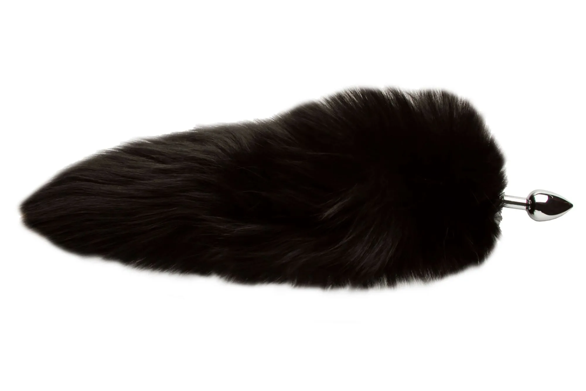 пробка анальная со съемным черным хвостом в СПб