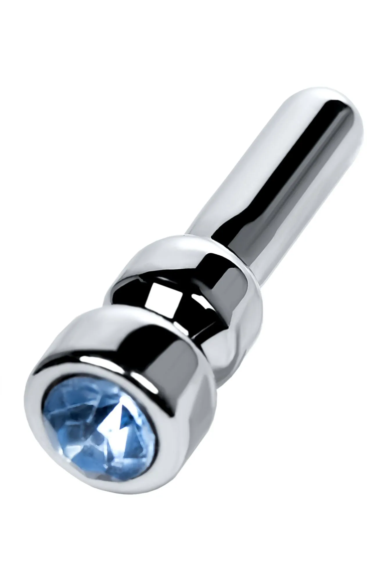 уретральный плаг со стразом малый, toyfa metal, серебряный в СПб