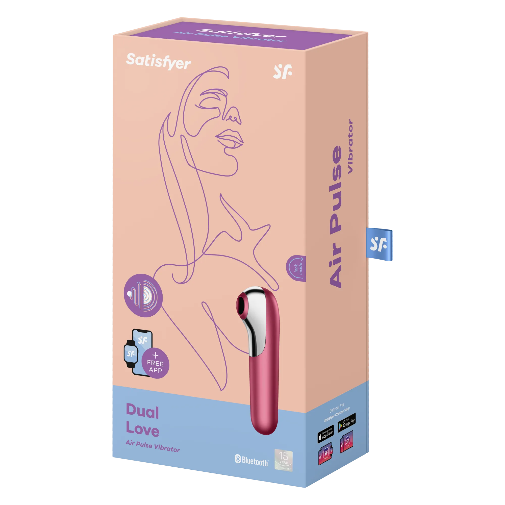 вакуумный массажер satisfyer dual love pink 003054sa в СПб