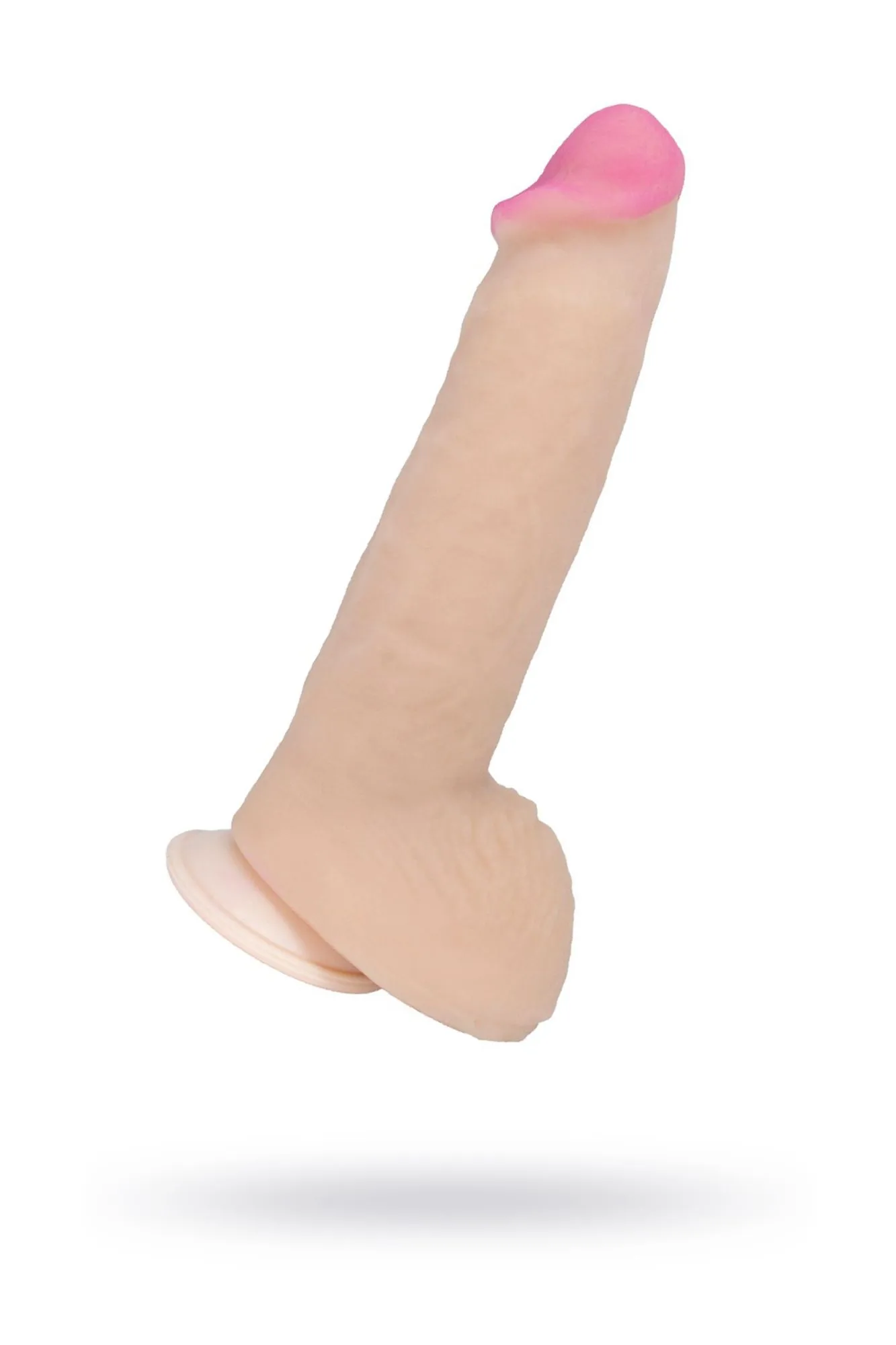 фаллоимитатор неоскин на присоске real next lovetoy, tpr, телесный, 23 см в СПб