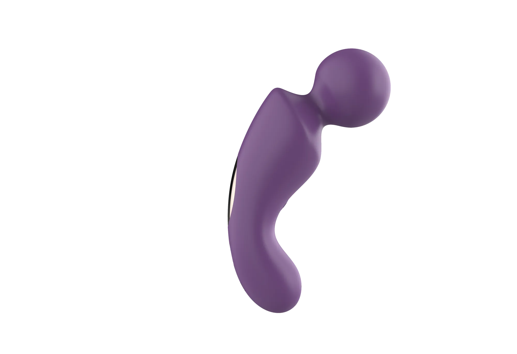 вибратор- вонд с изогнутым корпусом secwell sw24125-purple в СПб