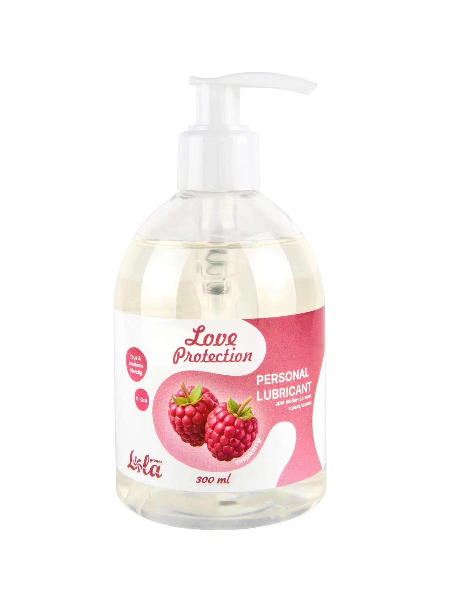 лубрикант на водной основе lola games love protection raspberry 300ml 1832-02lola в СПб