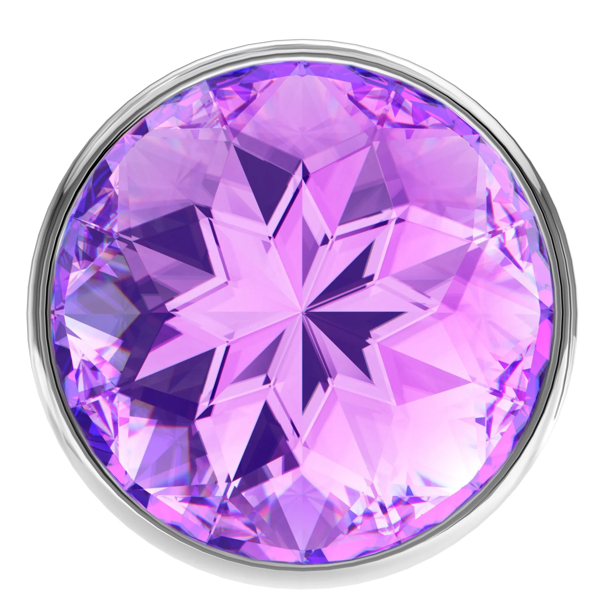 большая анальная пробка diamond purple sparkle xl 4028-01lola в СПб