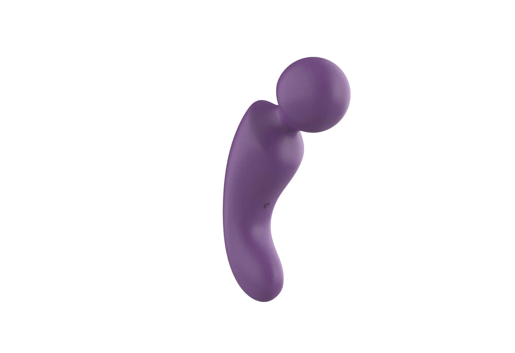 вибратор- вонд с изогнутым корпусом secwell sw24125-purple в СПб