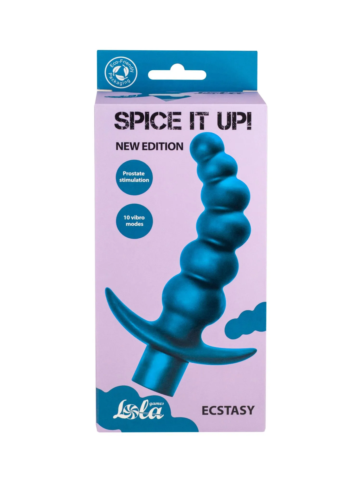 анальная пробка с вибрацией spice it up ecstasy aquamarine 8009-03lola в СПб