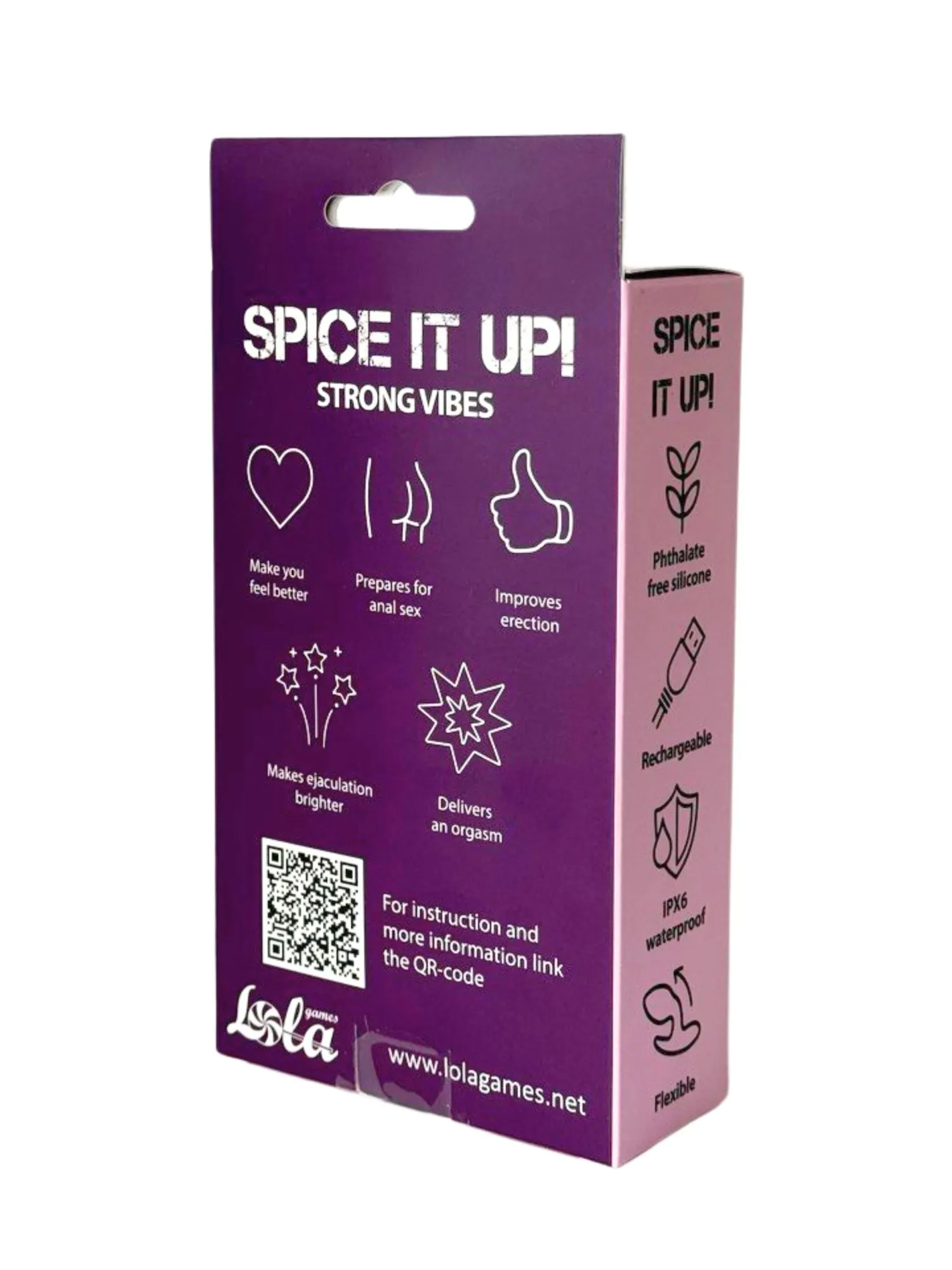 перезаряжаемая анальная пробка spice it up charm 8021-02lola в СПб