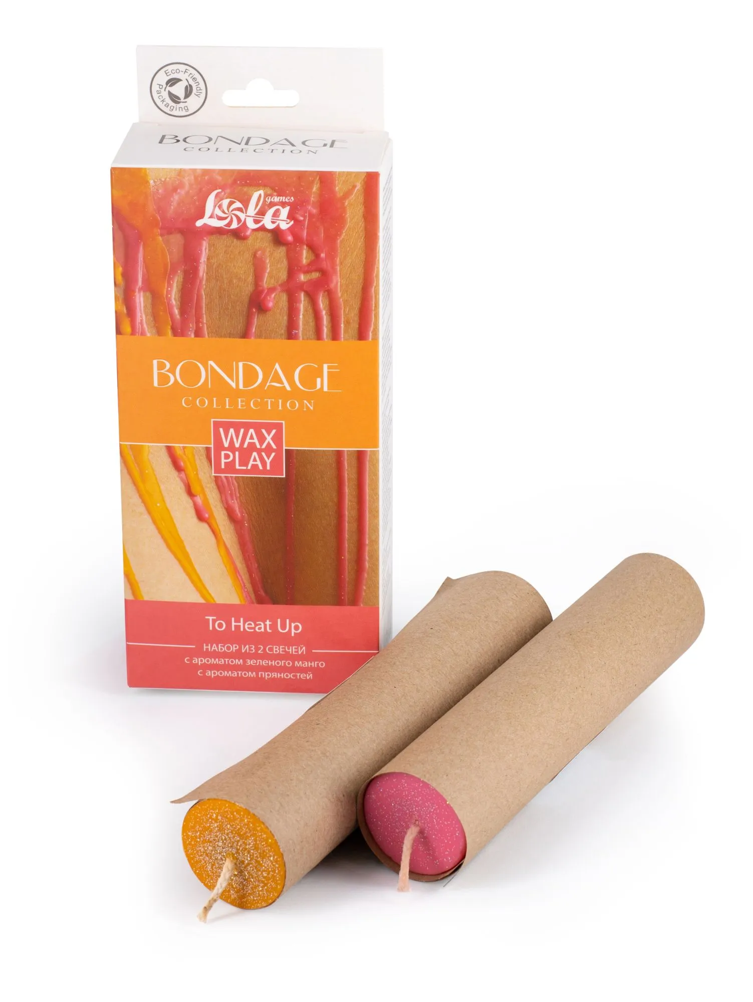 набор из 2 wax play свечей bondage to heat up 1067-01lola в СПб