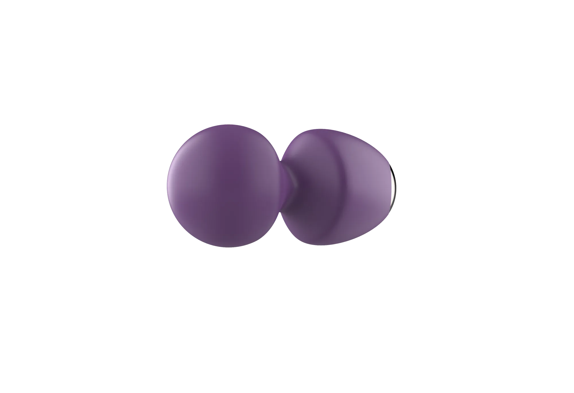 вибратор- вонд с изогнутым корпусом secwell sw24125-purple в СПб