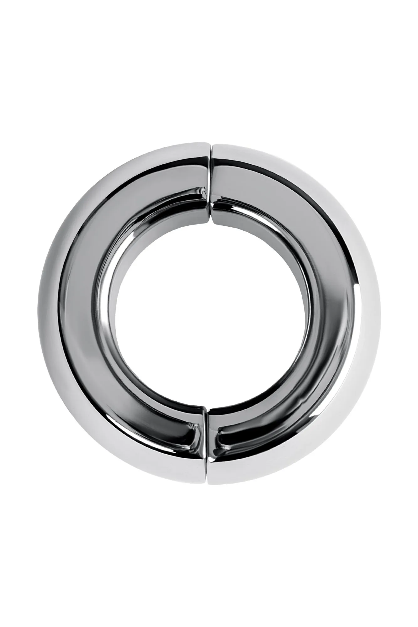 утяжелитель на мошонку metal by toyfa на магнитах, серебряный в СПб