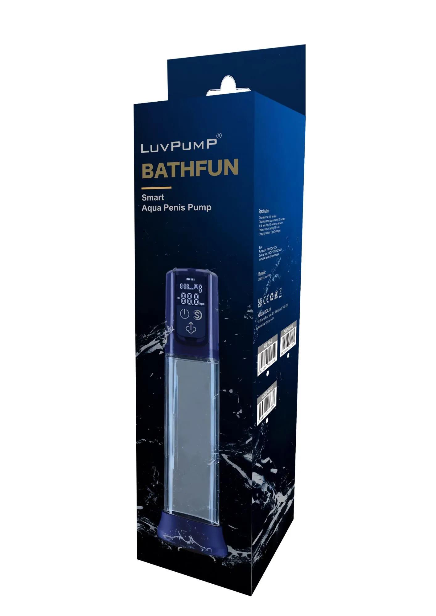 вакуумная помпа realov bathfun pro ai aqua penis pump zd-65-kb в СПб