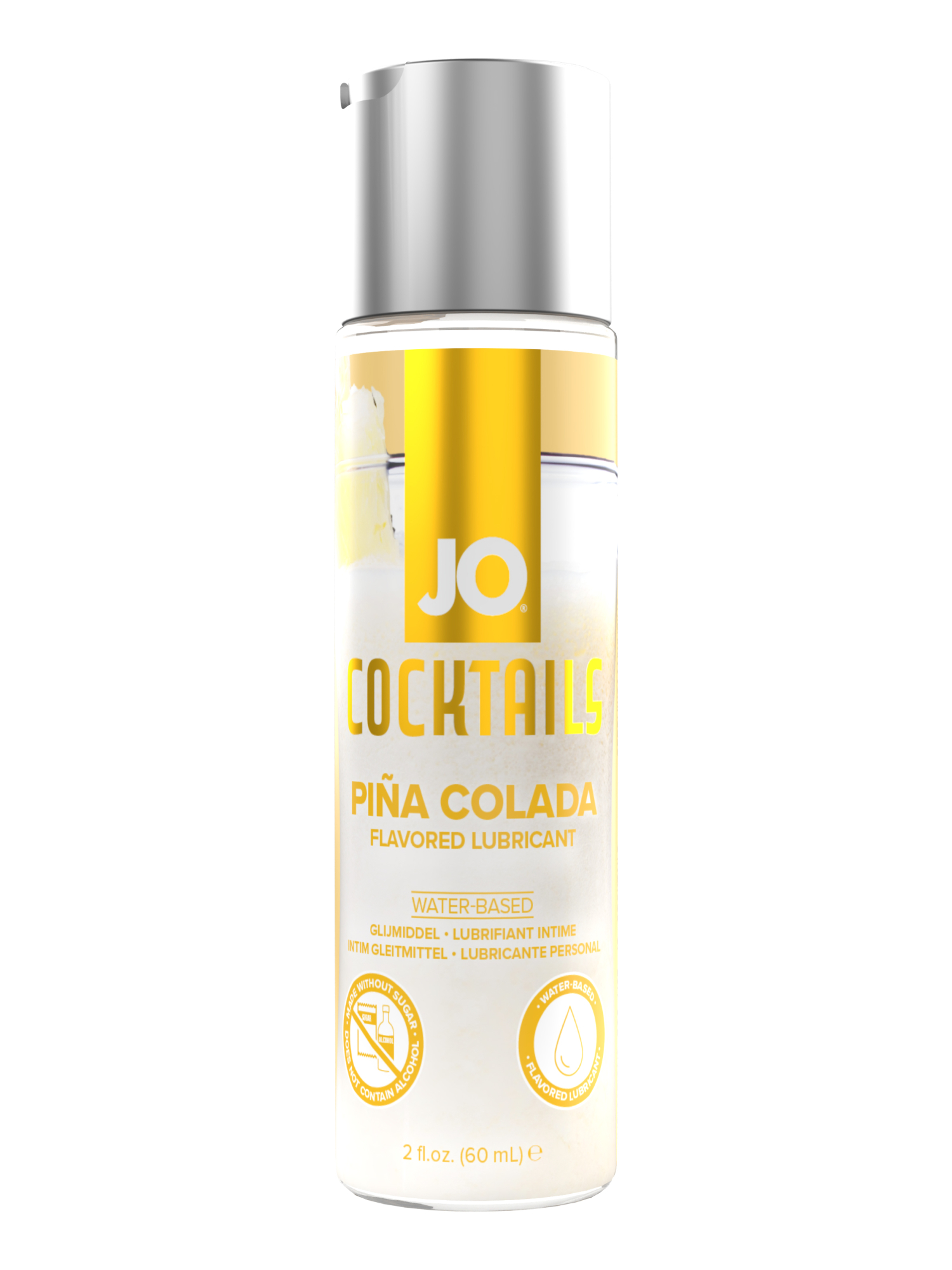 Вкусовой персональный гель JO Cocktails - PINA COLADA - 60 мл.