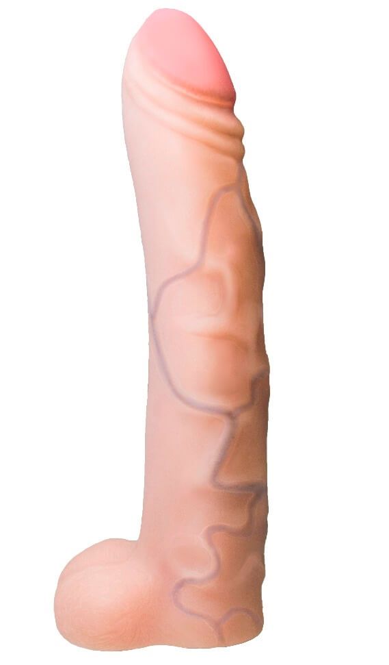 насадка на страпон lovetoy real standard 6.7 inch flex&fix, телесная в СПб