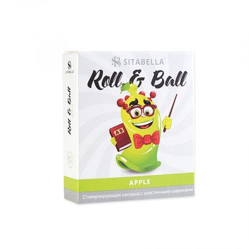 Насадка Sitabella Roll & Ball Яблоко, стимулирующая