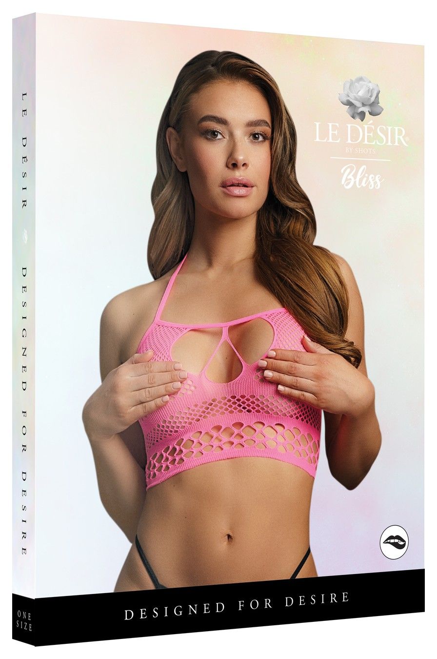 Эротическое укороченный топ с бретелькой через шею в СПб