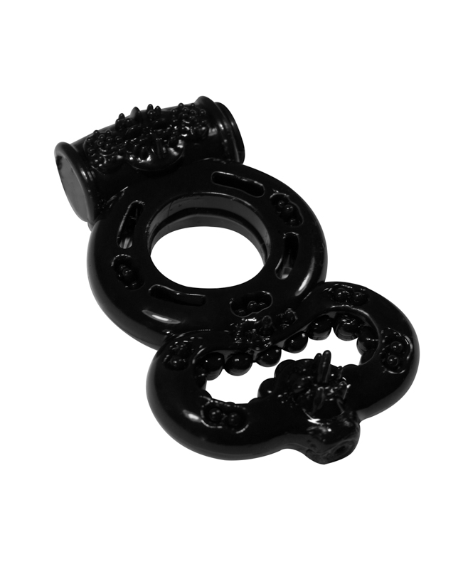 Эрекционное кольцо Rings Treadle black 0114-62Lola