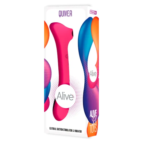 Adrien Lastic Вакуумный Массажёр New Quiver Magenta Pink USB Испания