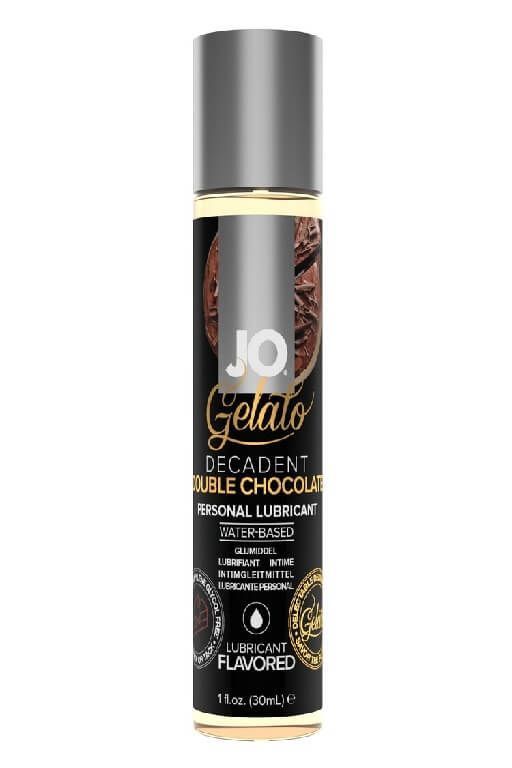 Лубрикант съедобный JO Gelato Decadent Double Chocolate, шоколад, 30 мл