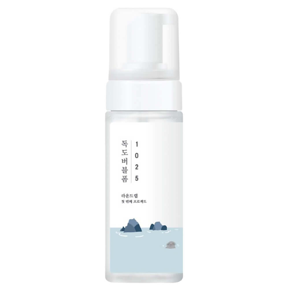 round lab 1025 dokdo bubble foam 150 ml, очищающая пенка-мусс с морской водой 150 мл в СПб