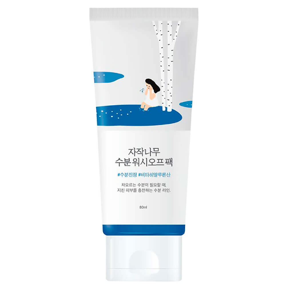 ROUND LAB Birch Juice Wash Off Pack 80ml, Смываемая маска для лица с березовым соком 80 мл