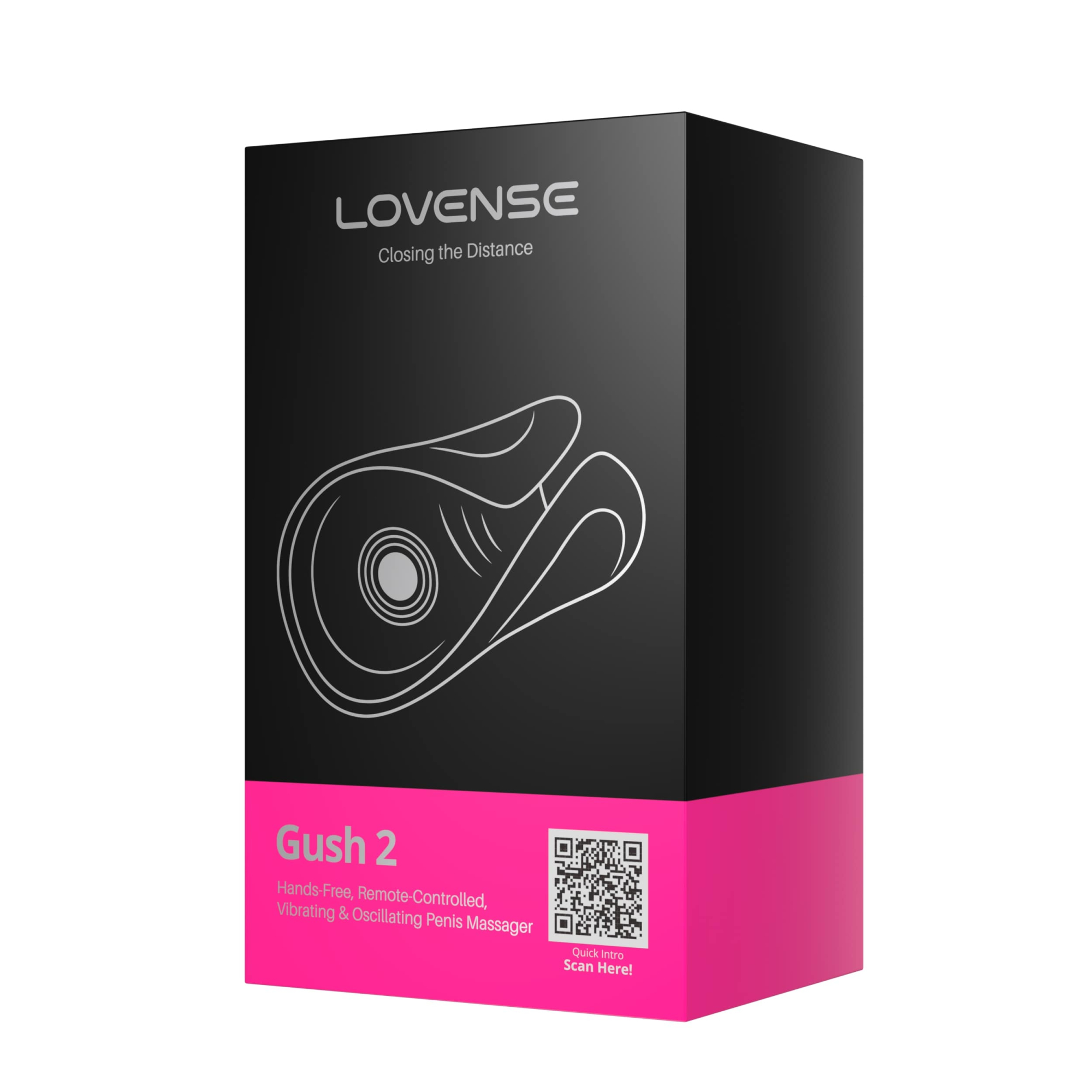 Мастурбатор нереалистичный LOVENSE Gush 2, бирюзовый