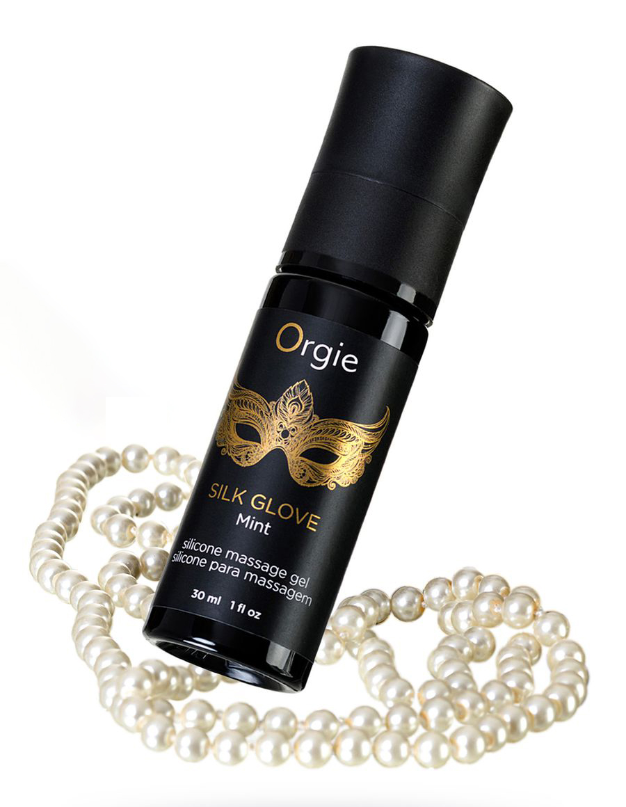 Гель для эротического массажа Orgie Pear Lust Massage (силиконовый гель,ожерелье), 30 мл