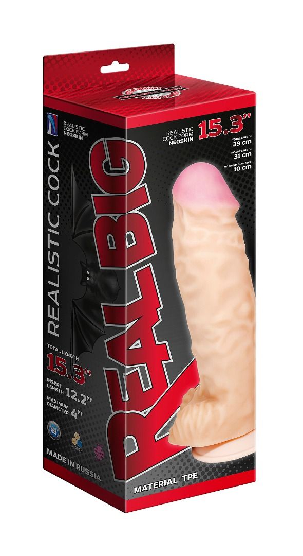 фаллоимитатор real big супергигант с присоской 15.3 в СПб