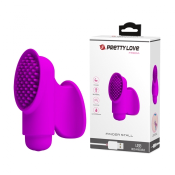 Пальчиковый минивибромассажер Pretty Love BI-014596