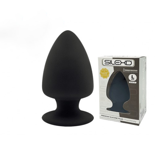 Анальная втулка SILEXD Plug Model 1, черная, L
