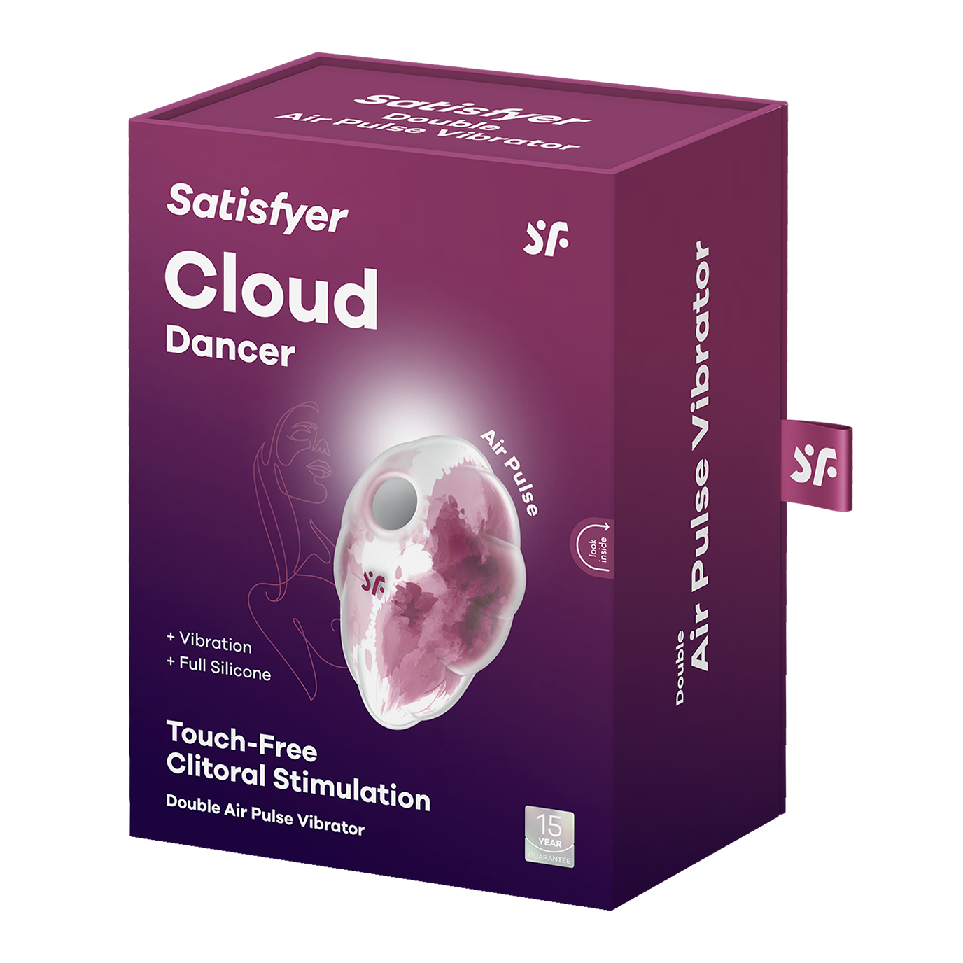 Вакуумный массажер Satisfyer Cloud Dancer red 049687SA