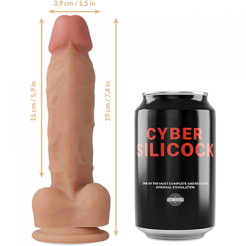 реалистик из жидкого силикона cyber silicock oliver ultra realistic soft liquid silicone 19 cm  в СПб