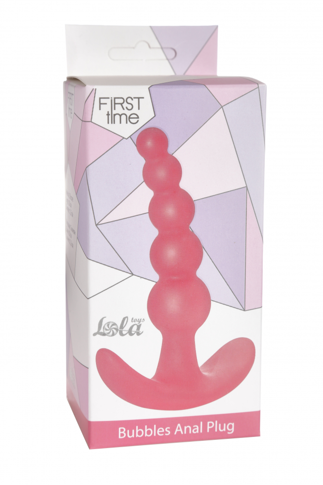 Анальная пробка Bubbles Anal Plug Pink 5001-01lola