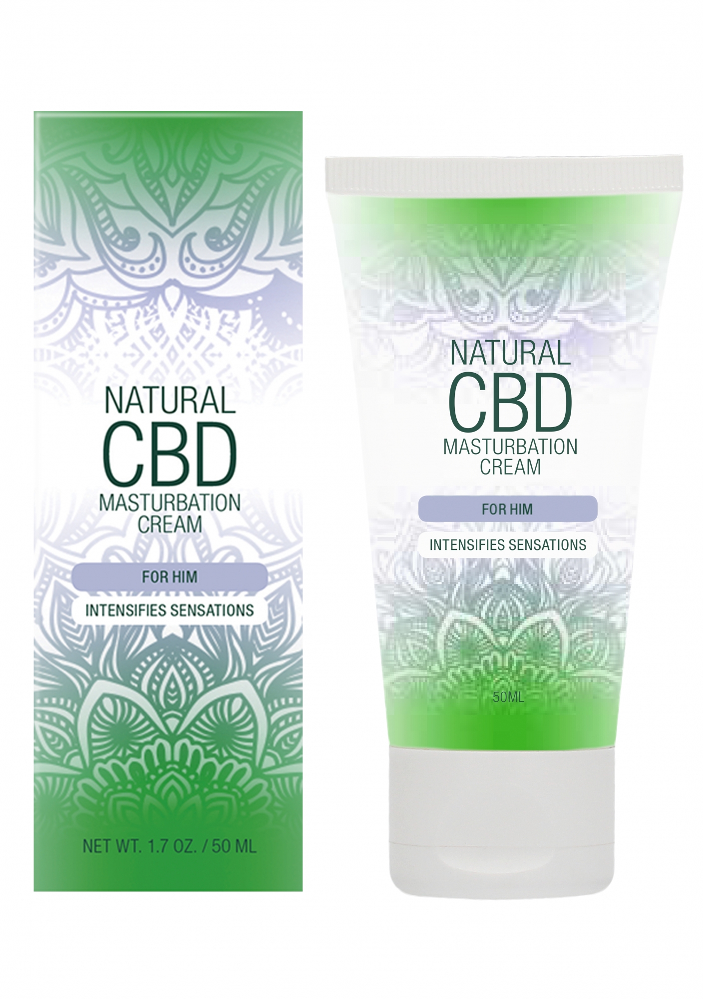 Крем для мастурбации для Него Natural CBD - 50 ml