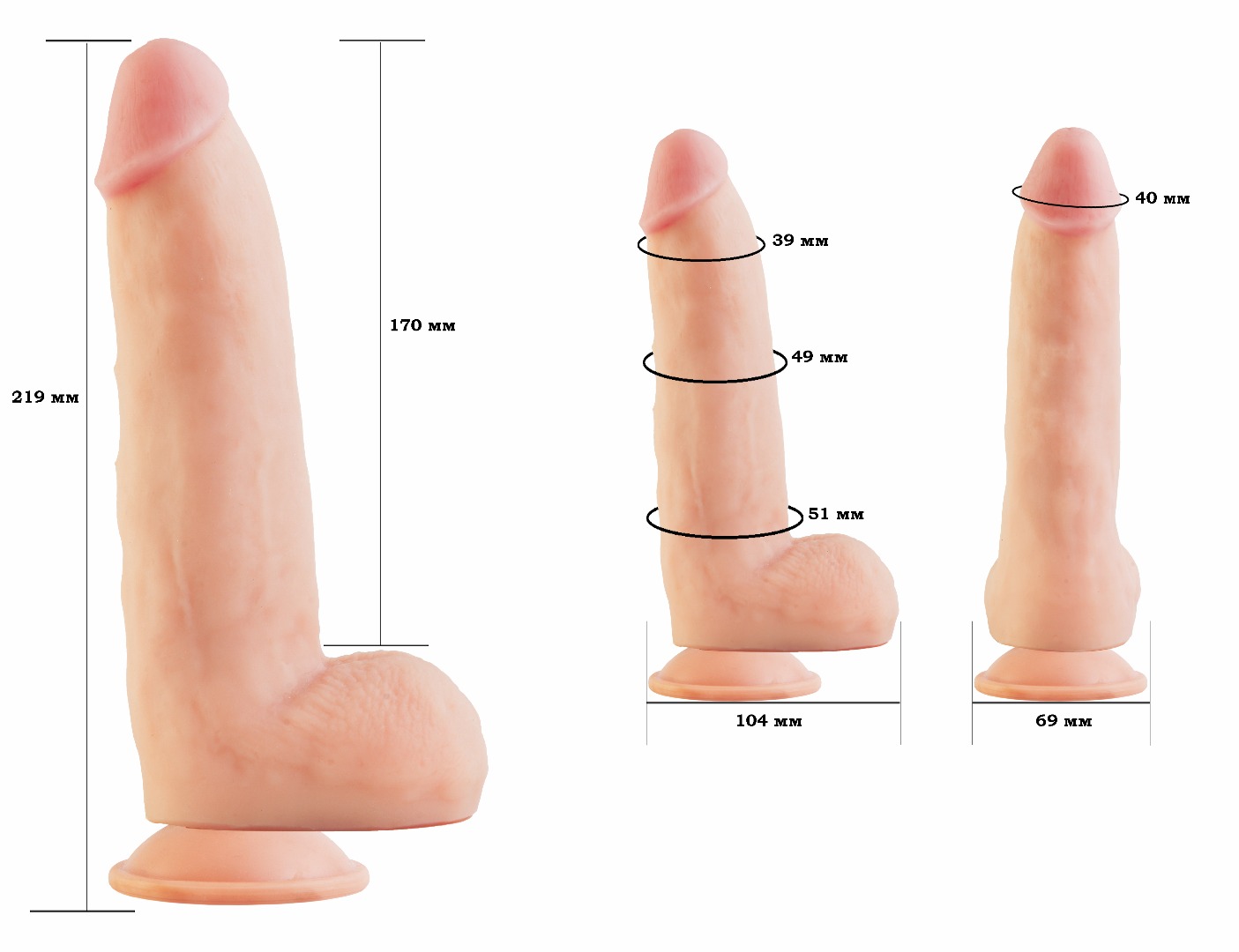 фаллоимитатор human form 613607ru в СПб