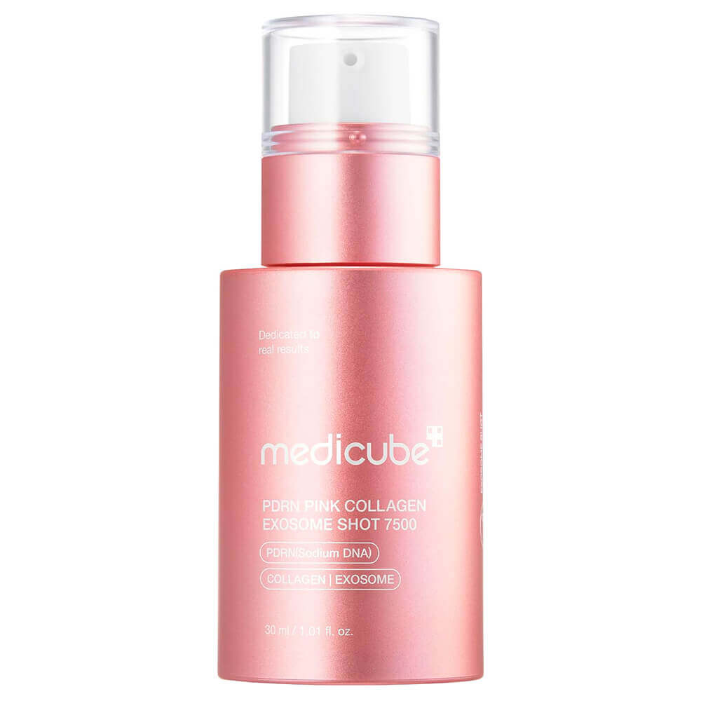 medicube pink collagen exosome shot serum7500, интенсивная омолаживающая ампула с микроиглами 30мл в СПб
