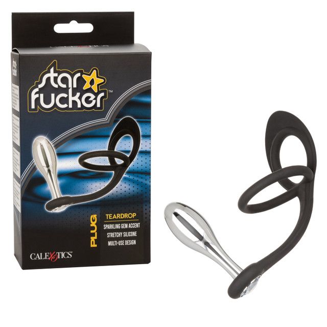 Анальная пробка из алюминия STARFUCKER TEARDROP PLUG 3