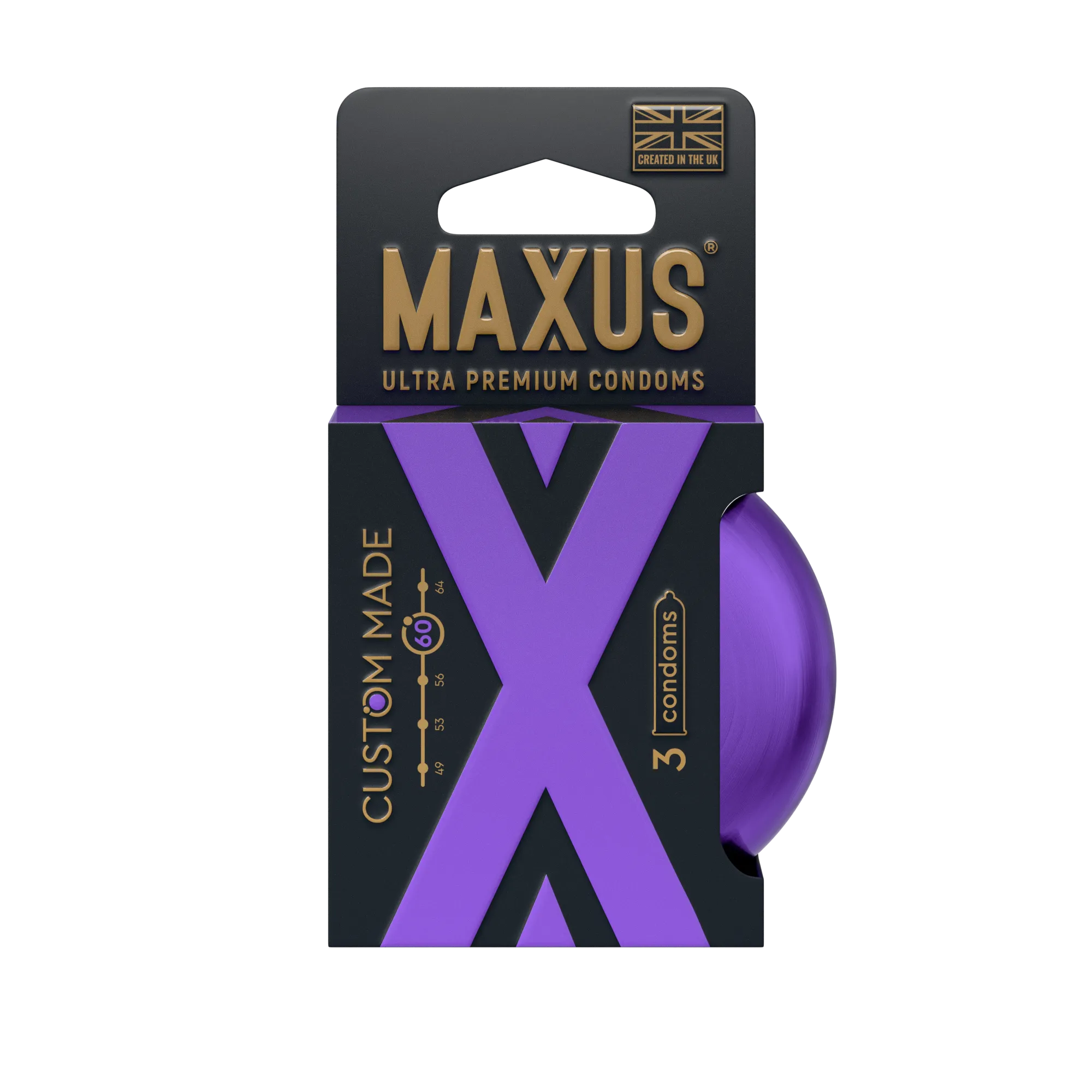 MAXUS Презервативы Custom Made 60 гладкие X-Edition, 3 шт.