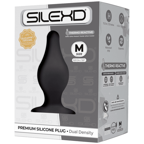 Анальная втулка SILEXD Plug Model 2, черный, M
