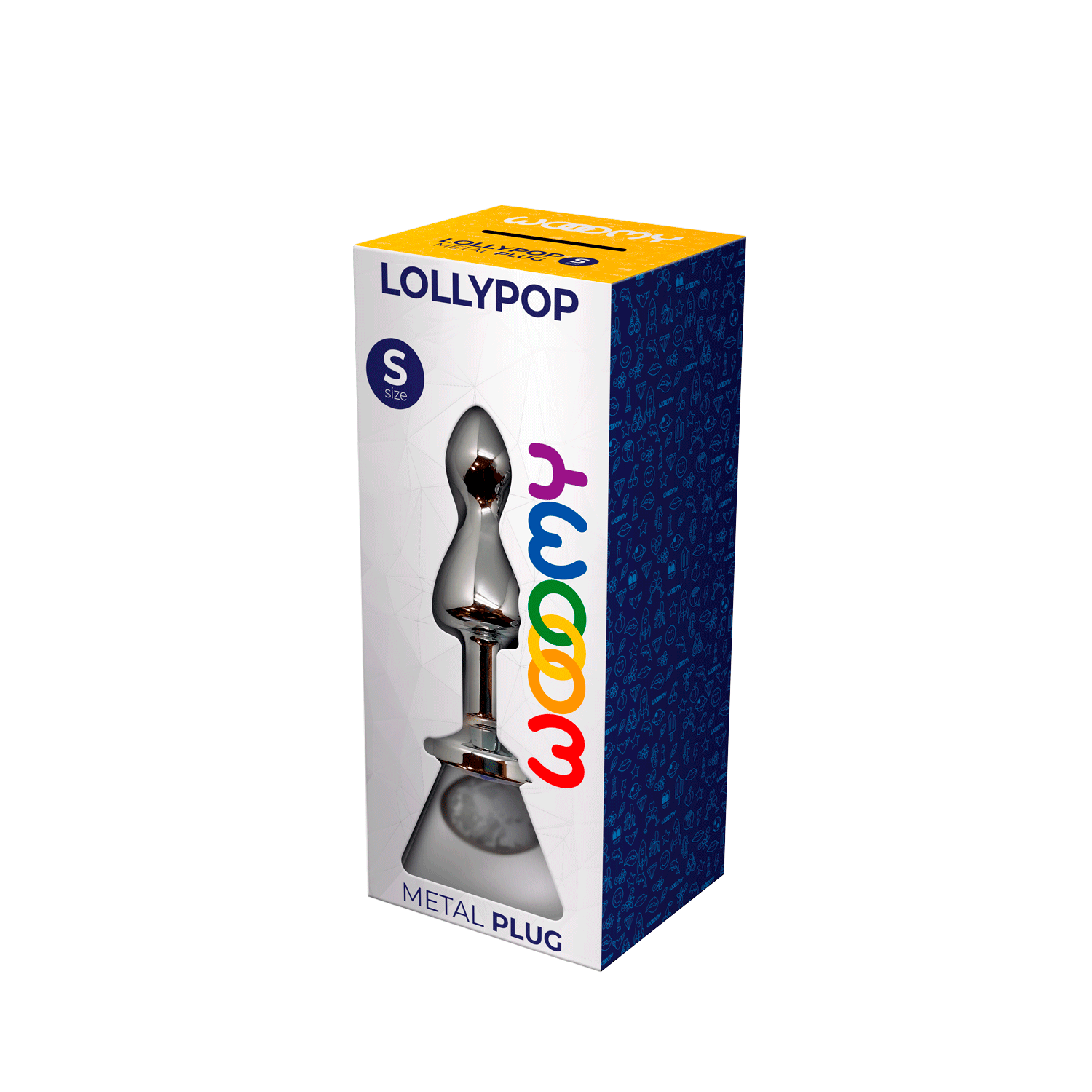Анальная пробка Lollypop Double Ball White S 21070AL