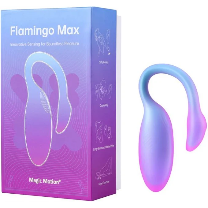 Вибратор Magic Motion Flamingo Max синий