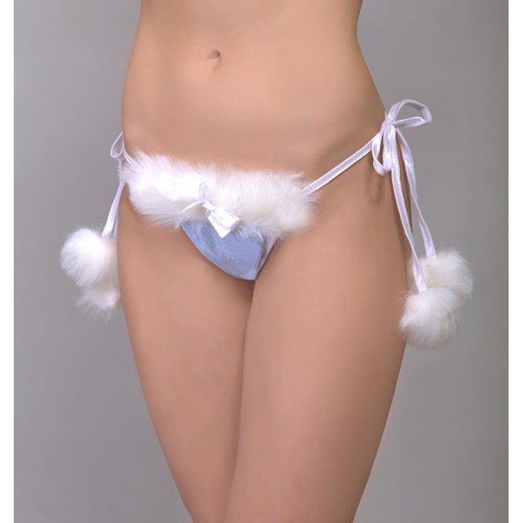 Эротическое трусы flirton xmas голубые в СПб