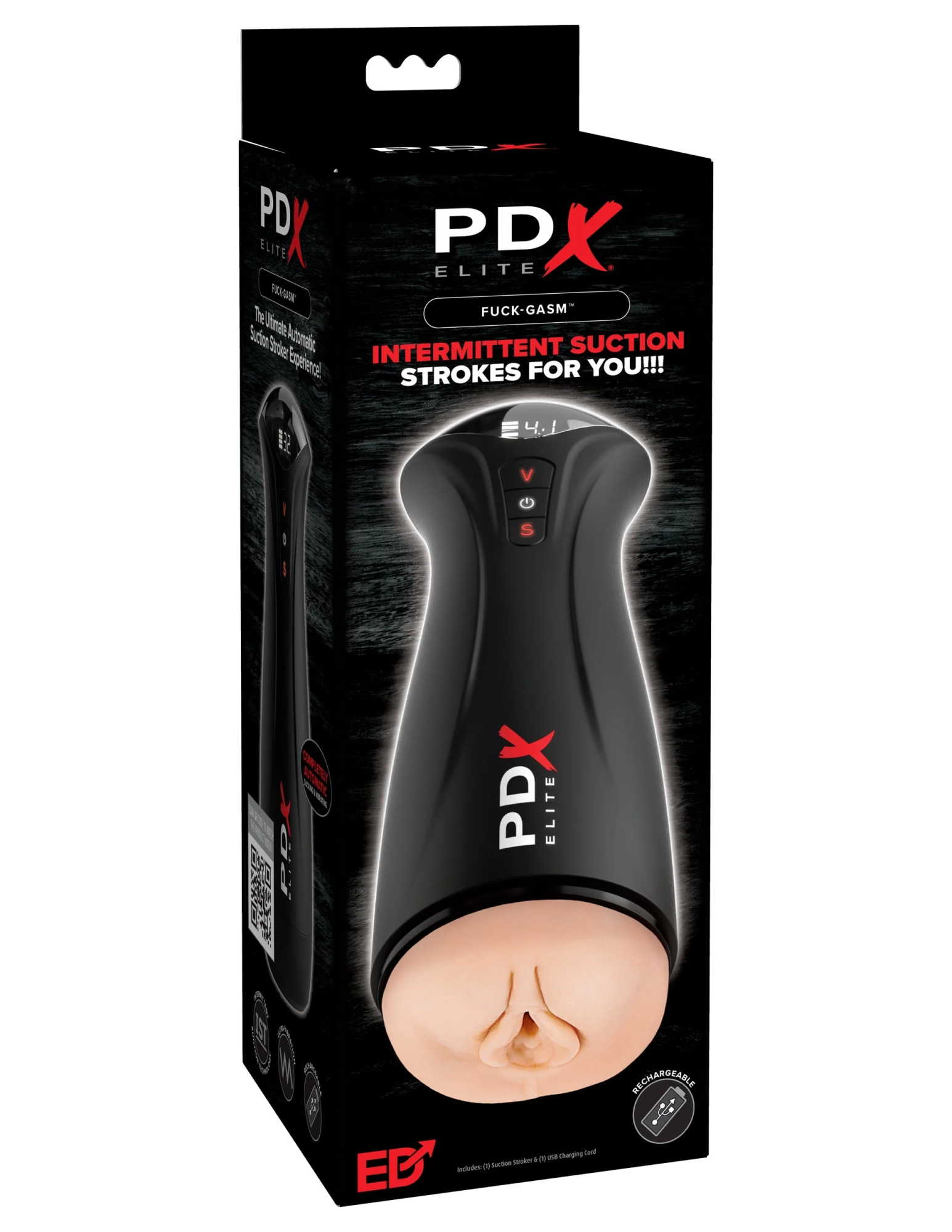 Мастурбатор с вибрацией PDX Elite Fuck-Gasm - Light Pipedream RD55121PD