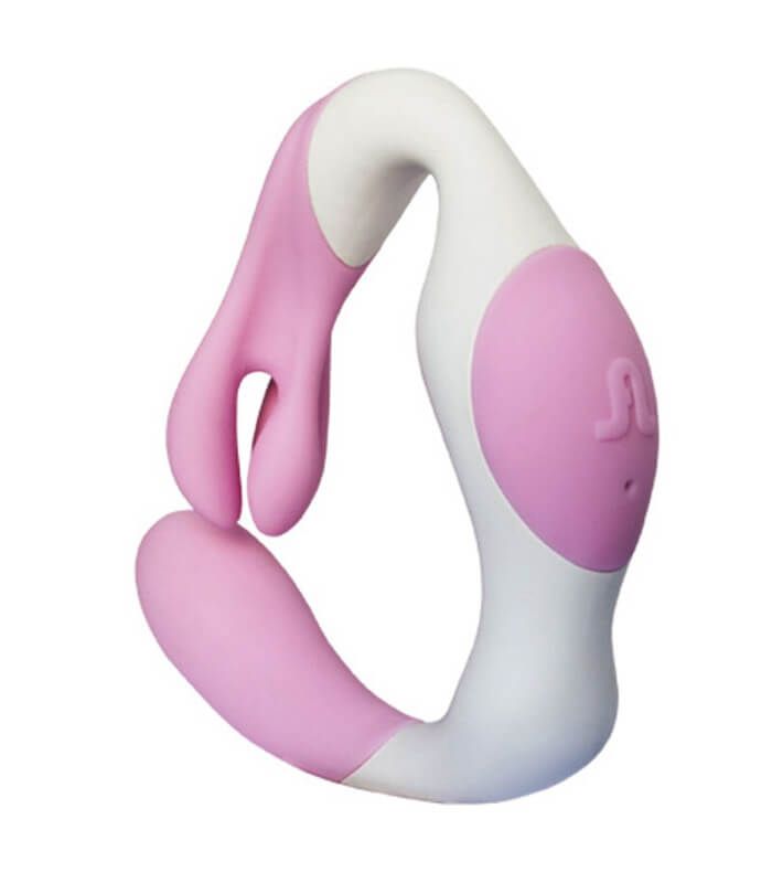 вибратор adrien lastic o venus, розово-белый в СПб