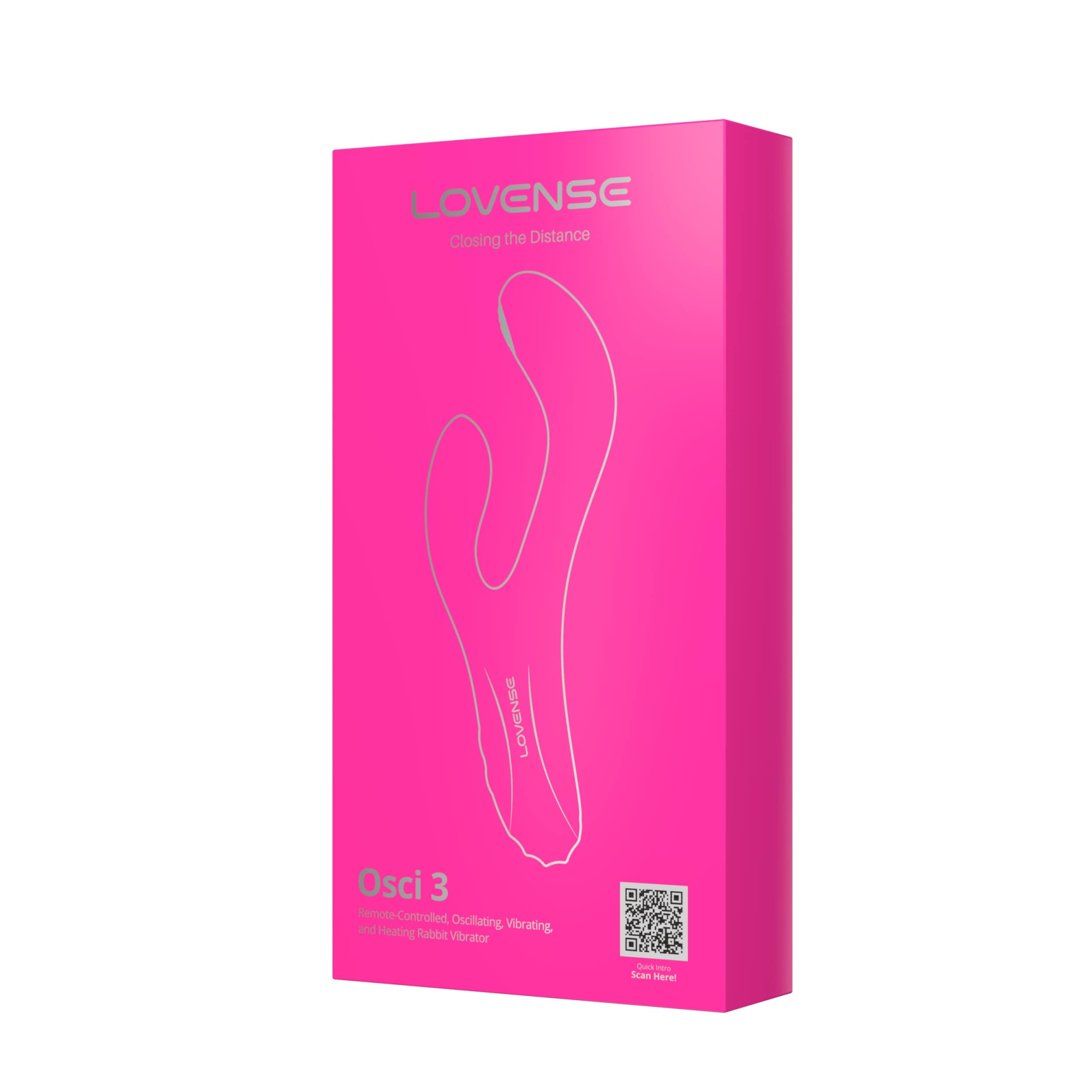 Вибратор-кролик LOVENSE Osci 3, розовый