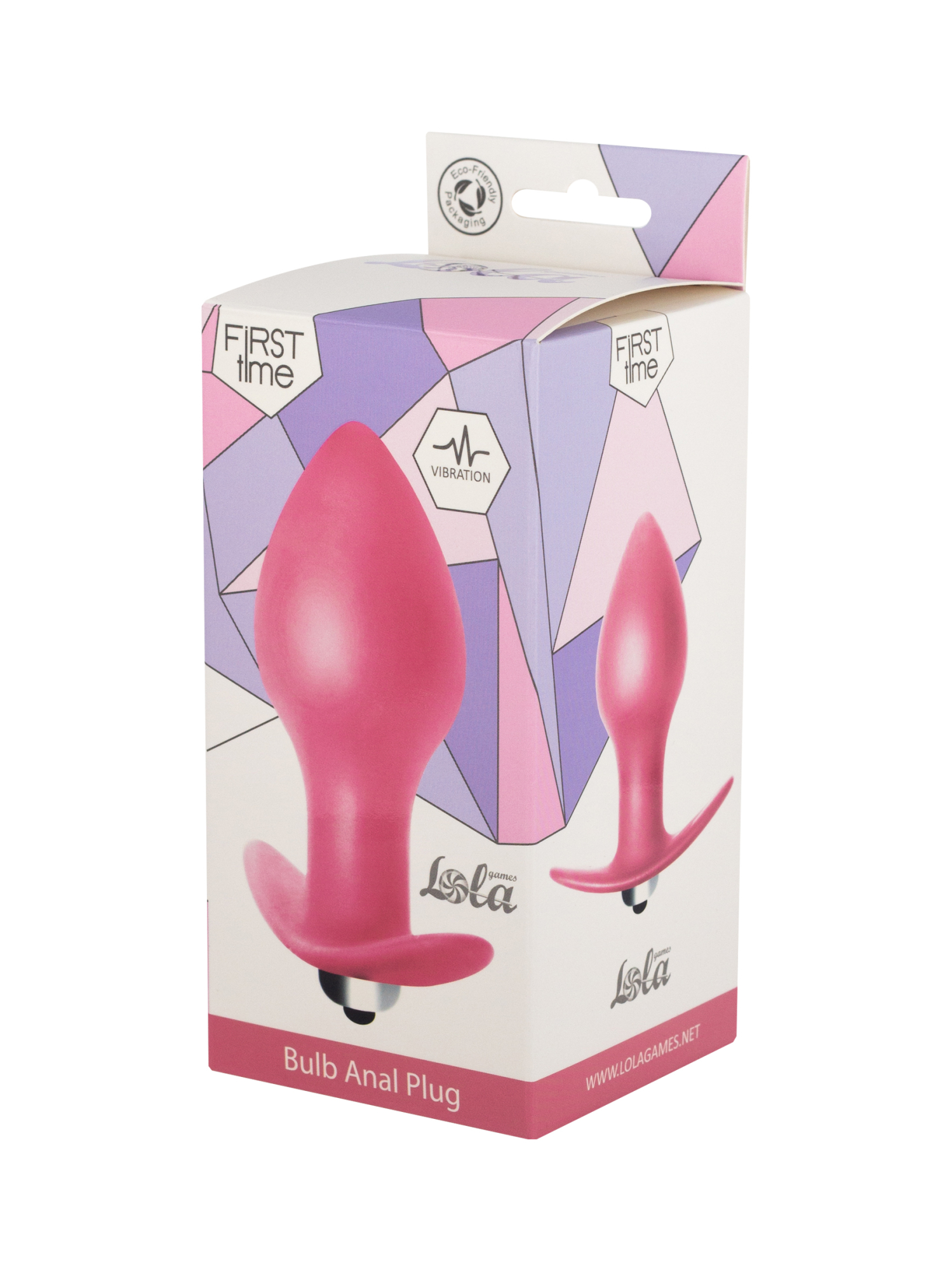 Анальная пробка с вибрацией Bulb Anal Plug Pink (Батарейки ААА) 5006-01lola