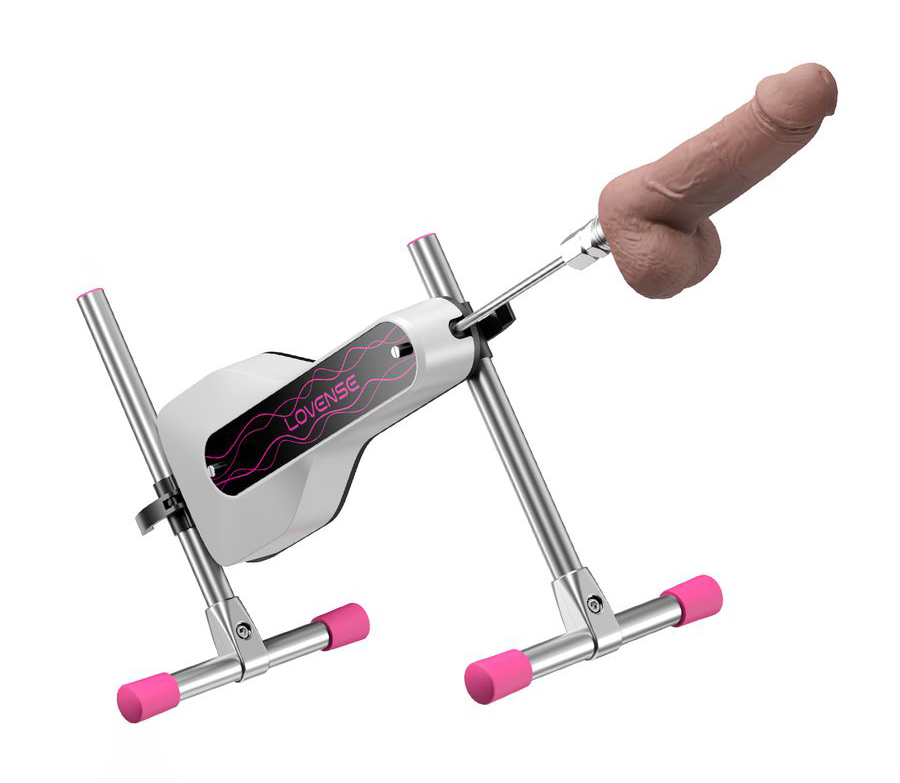 Секс-машина SM Mini Lovense, металл, черная, 31.6 см