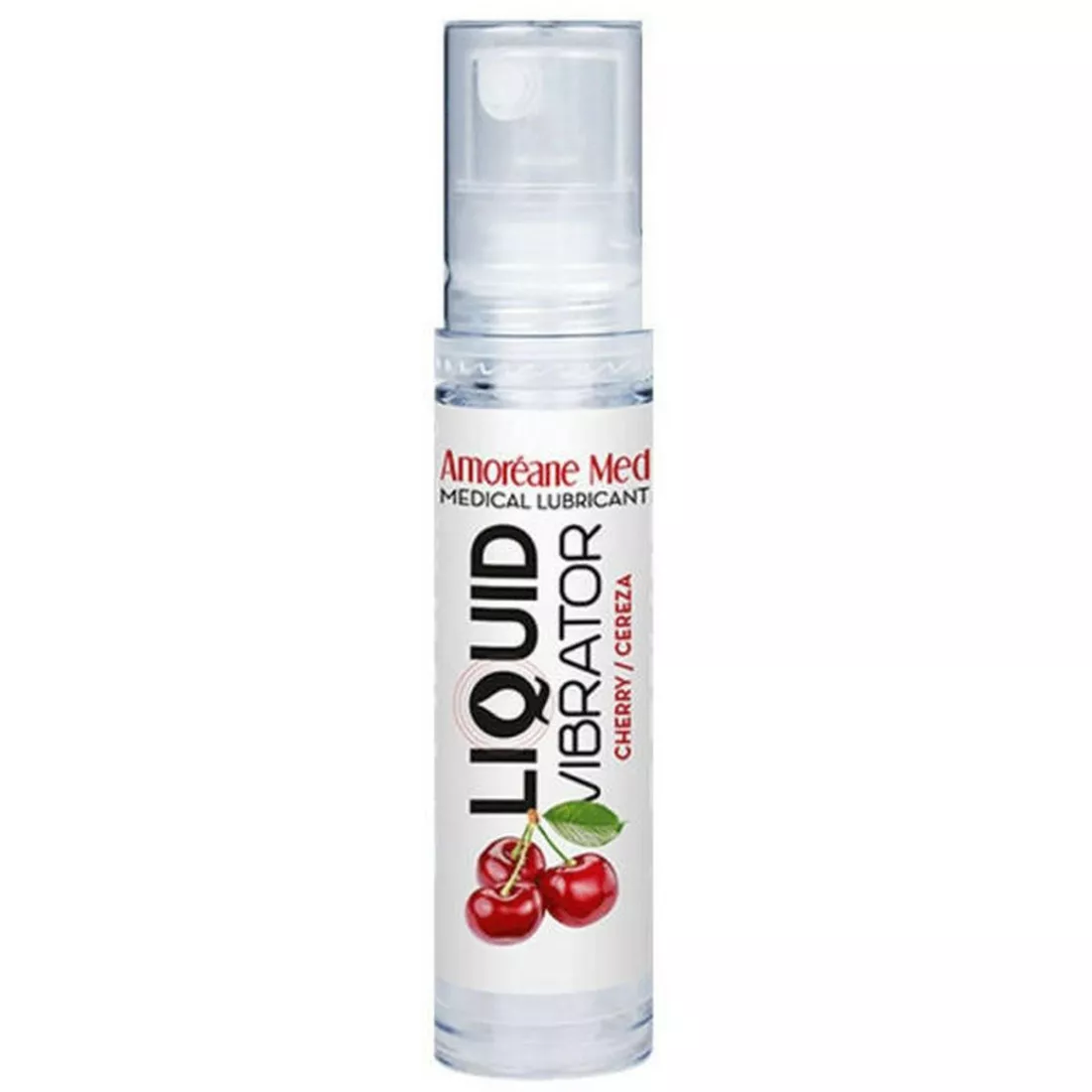 Жидкий интимный гель Amoreane с эффектом вибрации Cherry,10ml