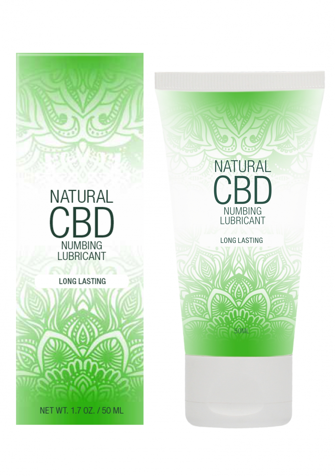 Лубрикант снижающий чувствительность Numbing Natural CBD - 50 ml