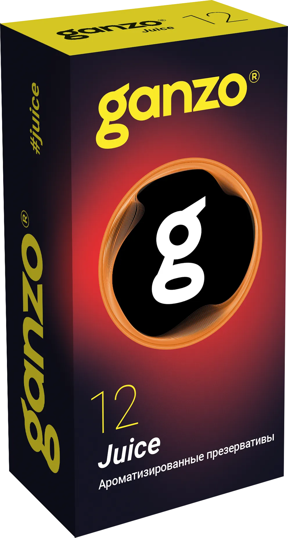 Презервативы Black Edition Ganzo Juice ароматизированные, 12 шт