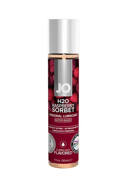 Вкусовой гель "Малиновый сорбет" / JO Flavored Raspberry Sorbet 1oz - 30 мл.