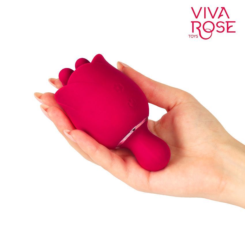 вибромассажер viva rose, розовый в СПб